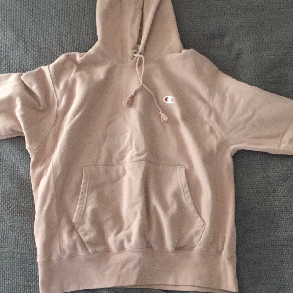 Champion Light Pink Reverse Weave Sweatshirt